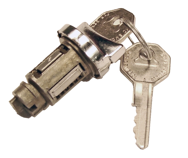 American Autowire Lock Cylinder & Keys - 1955 1956 1957 Chevy