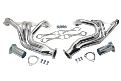 CPP 1955 1956 1957 Mid-Length Ceramic Coated Headers for Tri-Fives with Small-Block Chevys
