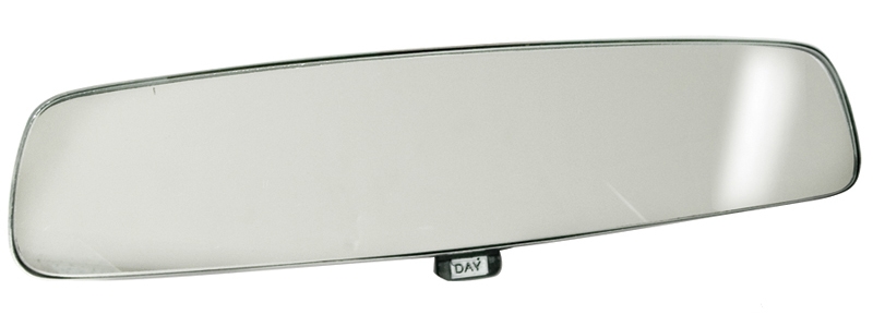 Vintage Bomber Style Interior Rear View Mirror - Chevy Hot Rod - MIKES 57M1003000