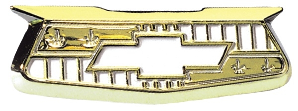 1955 1956 1957 Chevy Bel Air Emblem, Crest, Gold - Pair